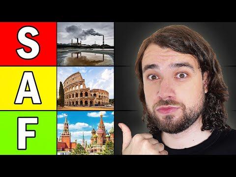 I Ranked Every City I've Been To