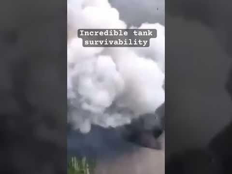 This tank crew was incredibly lucky