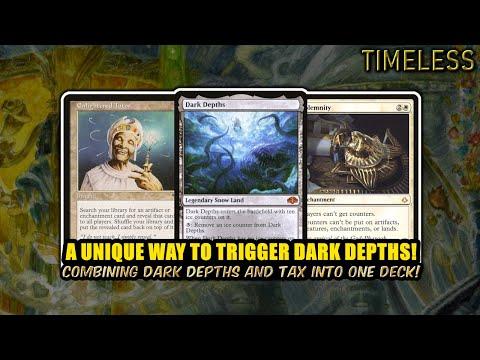 Unique Way to Trigger Dark Depths – Depths & Taxes?! | Timeless BO3 | MTG Arena