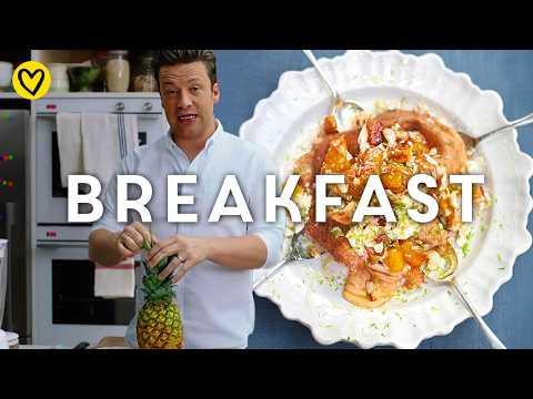 Family Breakfast Recipe | Pineapple Pancakes By Jamie Oliver