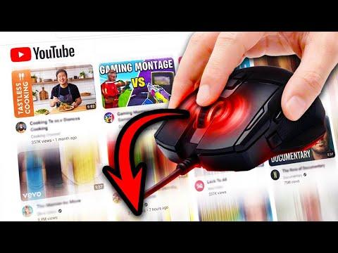 Scrolling to the BOTTOM OF The YouTube Homepage