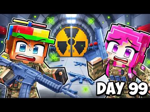Surviving 100 Days in DAISYS MILITARY Bunker...