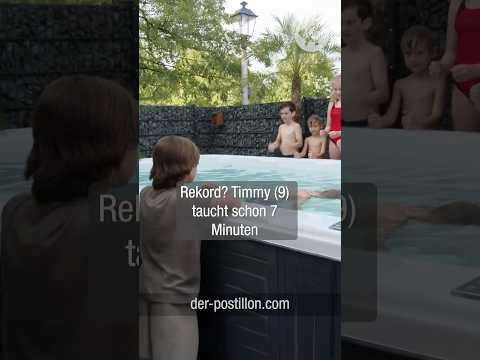 Rekord? Timmy (9) taucht schon 7 Minuten