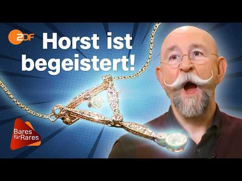 Freudentanz inklusive: Diamantcollier mit Broschenanhänger brilliert bei Expertise | Bares für Rares