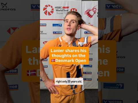 Alex Lanier shares his thoughts after the Semi Final at the 2025 Denmark Open #badminton