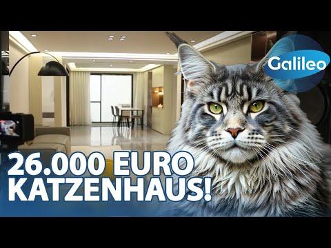 Mehr Luxus als für Menschen?! Das Katzenhaus der Superlative