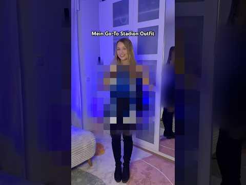 DAS ist mein Go-to Stadion Outfit 🏟️⚽️ #lisaküppers #stadion #fußball