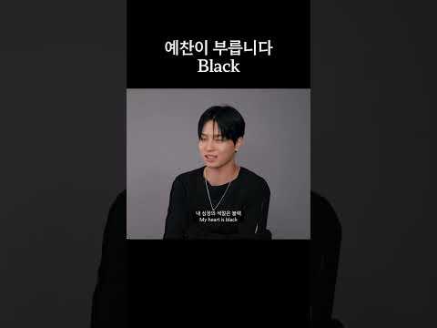 예찬이 부릅니다 🎤 BLACK