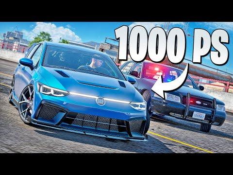 NEUER 1000 PS GOLF GEGEN POLIZEI! 😱 | GTA 5 RP Real Life Online