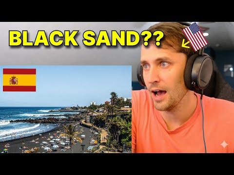 American reacts to Tenerife Island