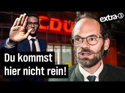 extra 3 unerwünscht: CDU wirft Schafroth raus! | extra 3 | NDR