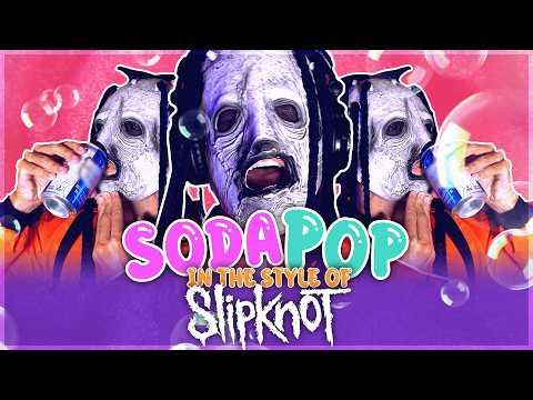 Soda Pop from KPop Demon Hunters (In the style of Slipknot)
