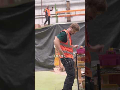 The Nicest Man on Construction Site 😍😍😍 | Hanging Tool Belt #antonfomenko #shorts