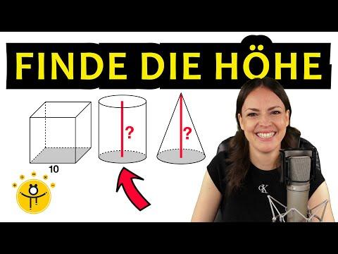 Kannst du die Höhe berechnen? – Geometrie