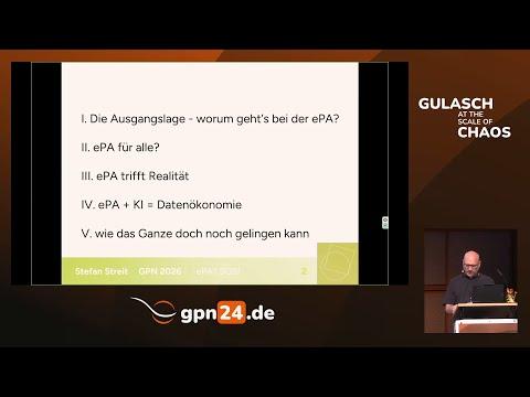 Stefan Streit: Digitalisierung in der Medizin 2026 – elektronische Patientenakte (ePA) für alle? SOS