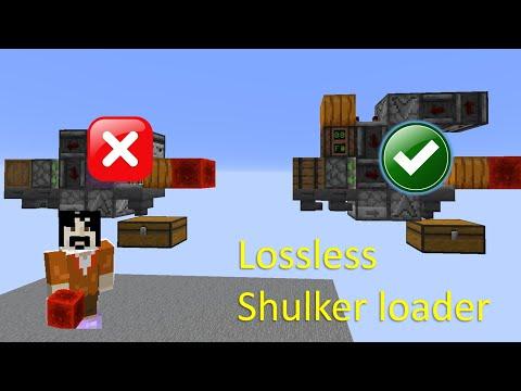 Please use lossless shulker box loaders! Minecraft Java Survival 1.21.x