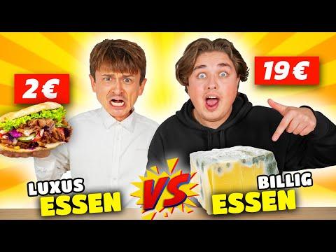 Wir essen LUXUS vs. BILLIG Produkte 🧀🍦🍖 mit Smiley