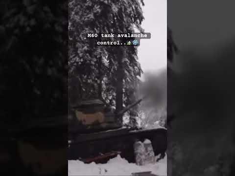 M60 tank avalanche control