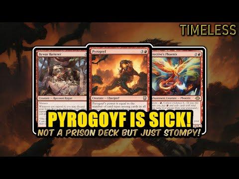 Pyrogoyf Finally Makes Mono Red Viable!? – Mono Red Stompy | Timeless BO3 | MTG Arena