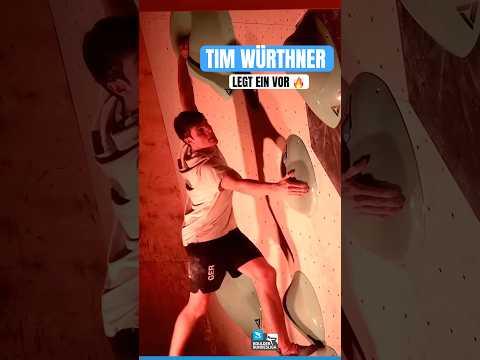 TIM WÜRTHNER geht am M1 in Führung 🏆 | ERLANGEN | #boulderbundesliga #bouldering #climbing