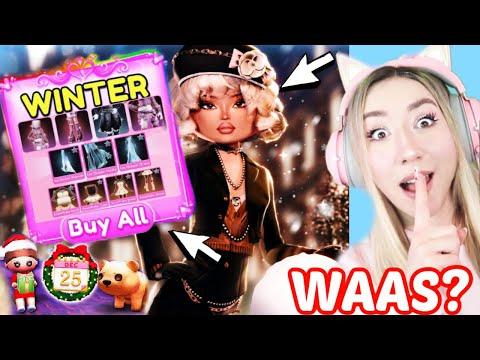 kleines MÄDCHEN NOOB spielt NEUES WEIHNACHTEN UPDATE in DRESS to IMPRESS (neuer WINTER SECRET CODE)