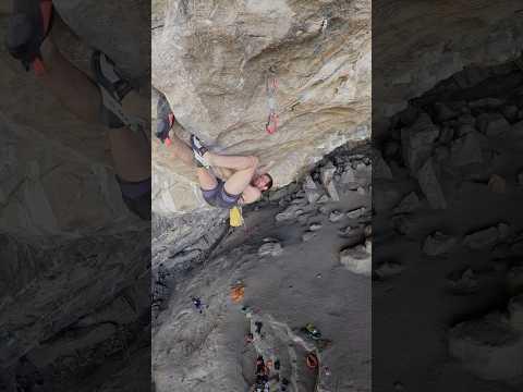 Silence crux 8C+/V16 ✅ #climbing #rockclimbing