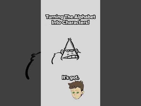 Artists turn the Alphabet into Characters #drawing #alphabet #letters #character #art