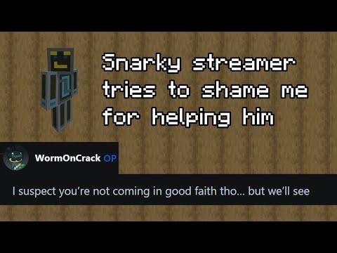When people refuse to take advice [in minecraft]