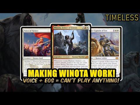 Making Winota Work With Voice of Victory Tech! | Timeless BO3 | MTG Arena