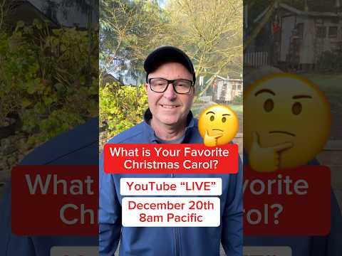 Going “LIVE” on YouTube December 20th at 8am Pacific