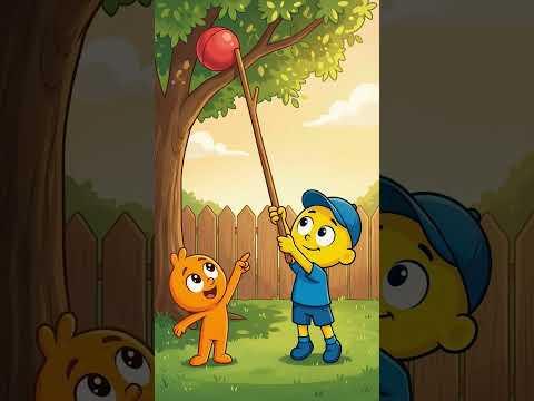 Ball in tree 😊 Bimo helps 🎈 #bimo #bimoonline