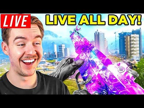 🔴#1 SNIPER POV IN WARZONE (WINNING ALL DAY LONG)🔴