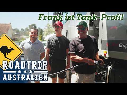 "Frank weiß, wo der Rüssel hängt!" Tankstopp für die Monster-Camper-Köche!