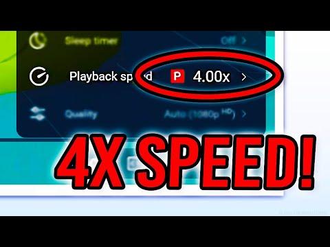 You Can Watch YouTube Videos On 4x SPEED!