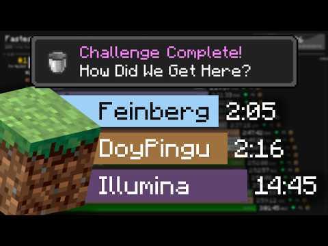 The History of the Fastest Minecraft All Advancements Runs Over Time (1.16)