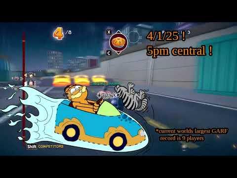 The Worlds LARGEST Garfield Kart Furious Racing Event