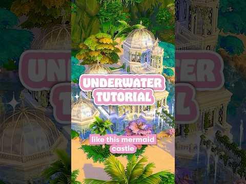 how to build an underwater home in the sims 4  #sims4 #gaming