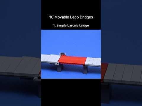 Movable Lego bridges #shorts