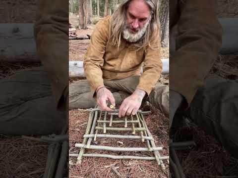 MAKE A Live TRAP and TRIGGER #survival #bushcraft #nature #outdoors #food #primitiveskills #diy