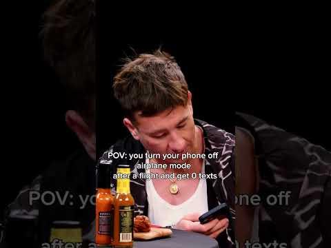 During Sean's interview? Barry Keoghan how could you! 😂