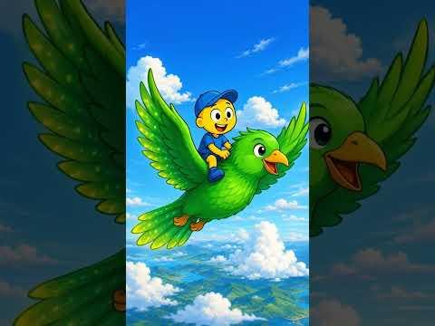 Bimo Rides a Magic Phoenix! 🔥🦅 #bimo #animation #bimoonline