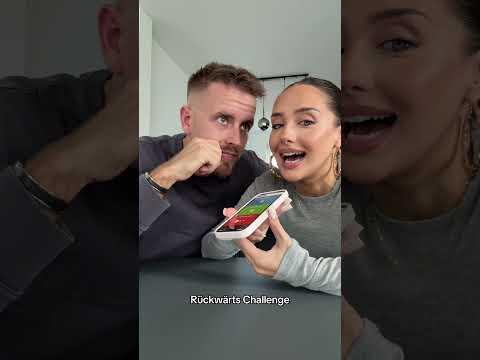 Die Rückwärts Challenge 😅 #challenge