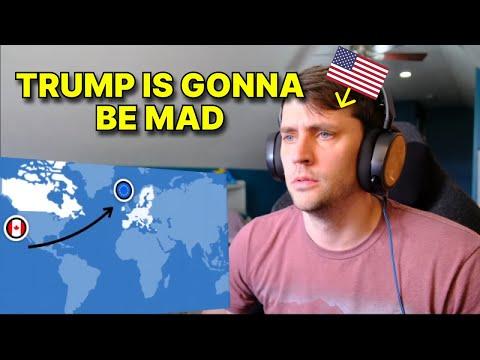 American reacts to Canada Joining the EU?