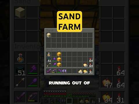 Minecraft’s Easiest Unlimited Sand Farm