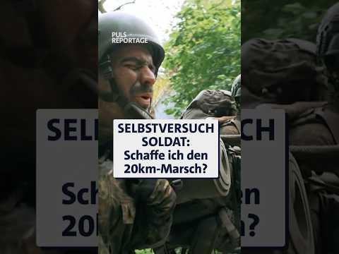 Selbstversuch Soldat: Schaffe ich den 20km-Marsch? 🥾