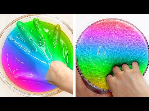 12 Hours Of Oddly Satisfying Slime ASMR - Relaxing When Stressed Or Sleepy