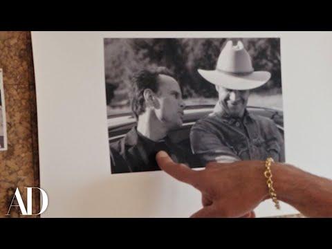 Walton Goggins hangs out with Raylan & Boyd Everyday in His Office