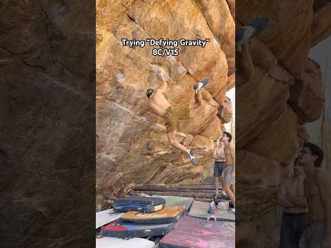 This sh*t is hard #rockclimbing #climbing #bouldering #escalade #bloc