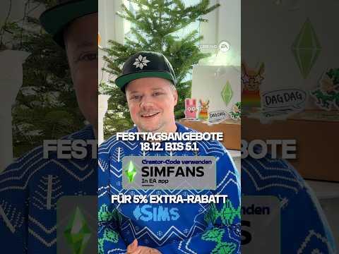 #TheSims4 Festtagsangebote bis 5.1.! 5% Extra-Rabatt mit SIMFANS #SimItAndSee #SimmeUndStaune
