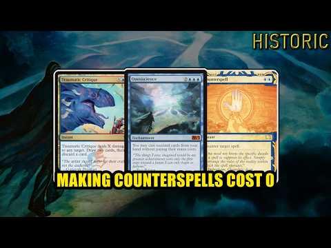 Playing 0 Cost Counterspells Even In Historic | Omniscience Control | Historic BO3 | MTG Arena